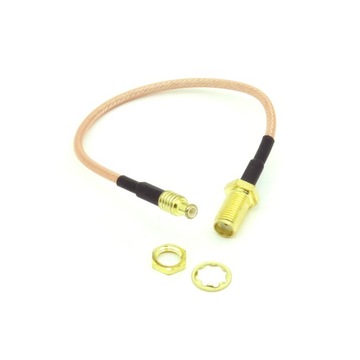 Przewód (adapter) MCX/SMA żeńskie o długości 13cm