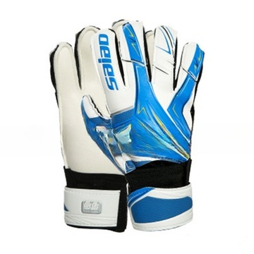 Футбольная рука, синяя, номер 6.