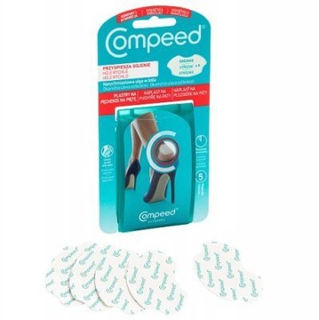 COMPEED блистерные пластыри для пяток, средние, 5 шт.