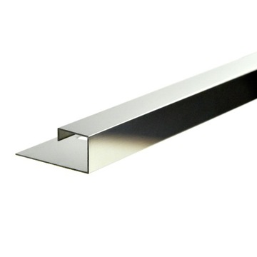 Listwa typu Q 10mmx10mm STAL połysk (lustro) 250cm