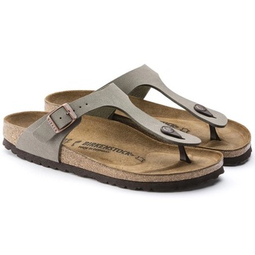 Klapki damskie profilowane Birkenstock Gizeh BIRKO FLOR WYGODNE NA LATO