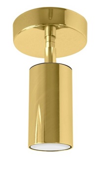 LAMPA SUFITOWA WISZĄCA ŻYRANDOL TUBA GOLD 2K-1 LED