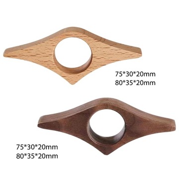 Деревянная подставка для книг ручной работы, стиль A - черная S, 20 мм