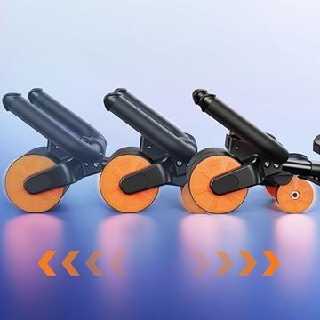 ФИТНЕС-РОЛИКОВОЕ КОЛЕСО с автоматическим отскоком для упражнений на пресс AB WHEEL