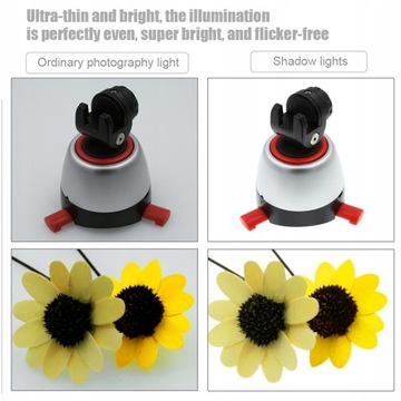 Светодиодная подсветка нижней панели для фотосъемки без теней