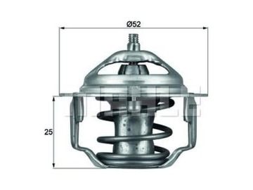 TERMOSTAT LANCER I 1.2-2.0 II III 1.2-1.8 IV 1.3-1.8 V 1.3