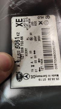 MERCEDES E TŘÍDA 212 W212 SVĚTLOMET XENON SVĚTLO PRAVÁ