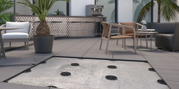 Wspornik PODSTAWKA 10mm pod płyty TARASOWE kpl.100