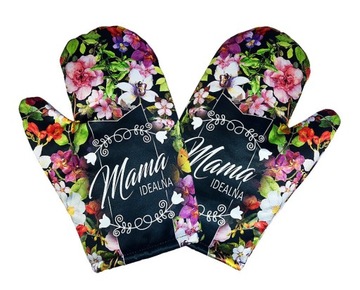 RĘKAWICE PARA/ KOMPLET 2 RĘKAWIC DLA MAMY `MAMA IDEALNA