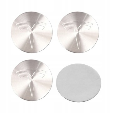 4SZT NAKLEJKI EMBLEMATY NA FELGI TESLA LOGO 56MM