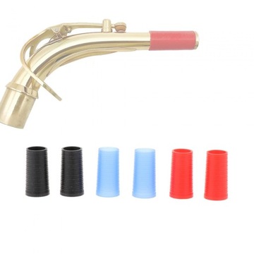 6 шт. складной рукав для шеи саксофона улучшает прочный тон тенор-саксофона