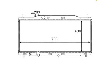 РАДИАТОР HONDA CR-V 2.0 06- NRF