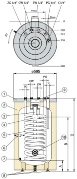 КОТЕЛОБМЕННИК KOSPEL TERMO TOP SWK-100