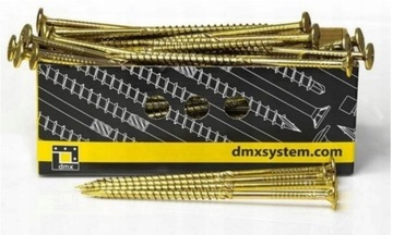 Шурупы столярные по дереву 8х140 TORX С ШАЙБОЙ ГОЛОВКОЙ DMX 50шт.