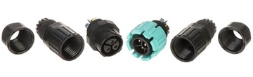Подключение может 3 PIN -контакт отключенный Muff IP65