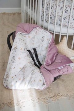 БАРХАТНОЕ ОДЕЯЛО СИДЕНЬЕ с капюшоном