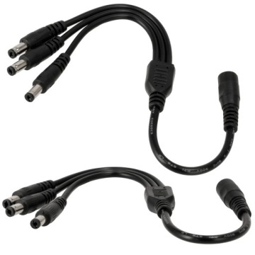 Rozgałęźnik do taśm LED 1/3 2,1mm/5,5mm