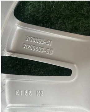 4× DISK HLINÍK VOLVO 31381193 NEBO 31200603 8.0" X 17" 5X108 ET 55