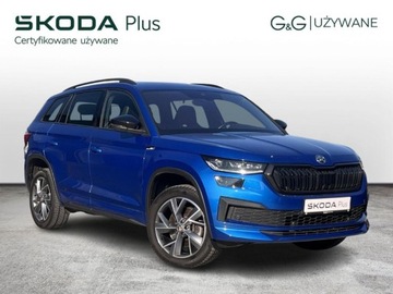 Skoda Kodiaq I SUV Facelifting 2.0 TDI SCR 200KM 2024 Skoda Kodiaq Kodiaq Sportline 2.0 TDI 200 KM 4x4 DSG Matrix LED Navi ACC, zdjęcie 6