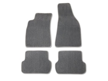Prémiové Velurové Koberce Mazda 2 II (07-14) Šedé