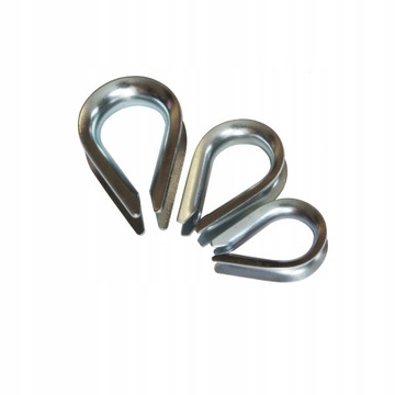 KAUSZA SERCÓWKA STALOWA LINA POLIPROPYLENOWA 12 MM