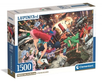 PUZZLE 1500 COMPACT LUPIN CLEMENTONI 31749