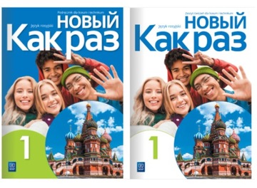 Nowyj Kak Raz LO 1 Język rosyjski Podręcznik + Zeszyt ćwiczeń WSiP