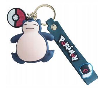 Breloczek Brelok Zawieszka Do Kluczy Plecaka Pokemon Snorlax Gruby Prezent