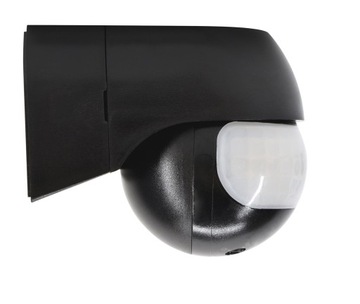 PIR светодиодный датчик движения IP44 Детектор Внешний черный регулируемый