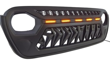 GRILL ATRAPA JEEP LED WRANGLER JL 2018+ GLADIATOR