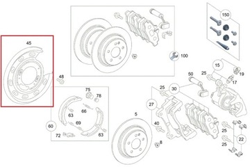 MERCEDES GLA RÁMEC SVĚTLA MLHOVKA PŘEDNÍ LEVÝ