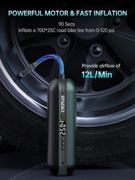 POMPKA SAMOCHODOWA ROWEROWA CYCPLUS A2