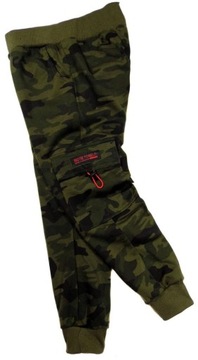 bojówki MORO spodnie dresowe 859 MILITARY 116 khak