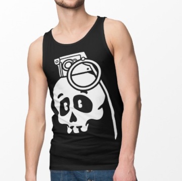 TANK TOP ANIMOWANE SKULL GRENADE