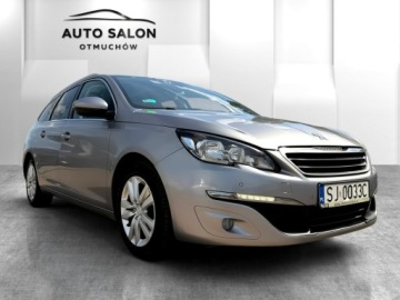 Peugeot 308 II SW 2.0 BlueHDi 150KM 2015 Peugeot 308 SW ALLURE nawi ALUSY panorama hak, zdjęcie 2