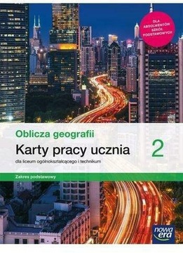 OBLICZA GEOGRAFII 2 KARTY PRACY ZP LO NOWA ERA