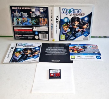 My Sims Agents Nintendo DS 3XA BDB