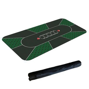 180X90cm Texas Hold'em Poker Mata zamsz stolik gumowy blat kasyno Poker