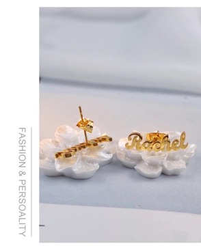 Персонализированные женские серьги из нержавеющей стали на день рождения, годовщину