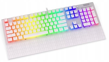 [] Klawiatura mechaniczna gamingowa Endorfy Omnis Pudding Onyx White Blue