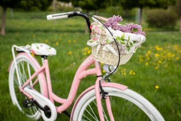 ВЕЛОСИПЕД ЖЕНСКИЙ ГОРОДСКОЙ 28 ДЮЙМОВ LIGHT LADIES Lavida С КОРЗИНОЙ, РОЗОВЫЙ