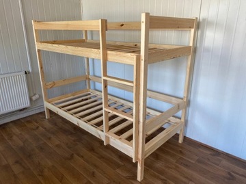 Łóżko piętrowe 80x200 dla dorosłych, kwatery łóżka