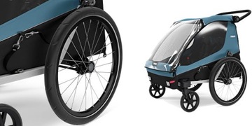 ВЕЛОСИПЕД THULE COURIER ДЛЯ 1-2 ДЕТЕЙ КОЛЯСКА ДЛЯ СОБАКИ ДЛЯ БАГАЖА