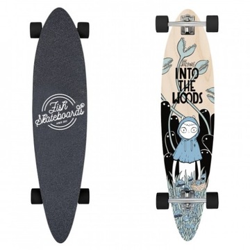 NOWY longboard FISHSKATEBOARDS Pixie 2021 WAWA