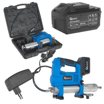 НАБОР ЗАРЯДНОГО УСТРОЙСТВА ДЛЯ СМАЗКИ АККУМУЛЯТОРА 18 В