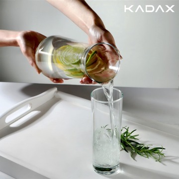 2x ЛИМОНАДНЫЙ ГРАФИН СТЕКЛЯННЫЙ КУВШИН ОБЪЕМОМ 1 Л