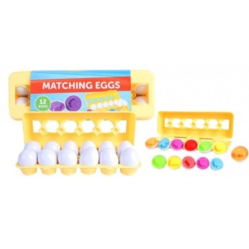 СОРТИРОВКА ЯИЦ, ОБРАЗОВАТЕЛЬНЫЙ ПАЗЛ, ИГРУШКА-ПАЗЛ МОНТЕССОРИ, СООТВЕТСТВУЮЩАЯ ФОРМЕ