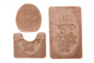 DYWANIKI ŁAZIENKOWE SOFTY 3 CZĘŚCIOWE SOFT v25c