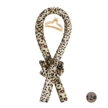 Wave Leopard Heatless Curling Rod Headband Ki