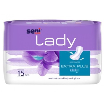 SENI LADY EXTRA PLUS wkładki urologiczne 15 szt.